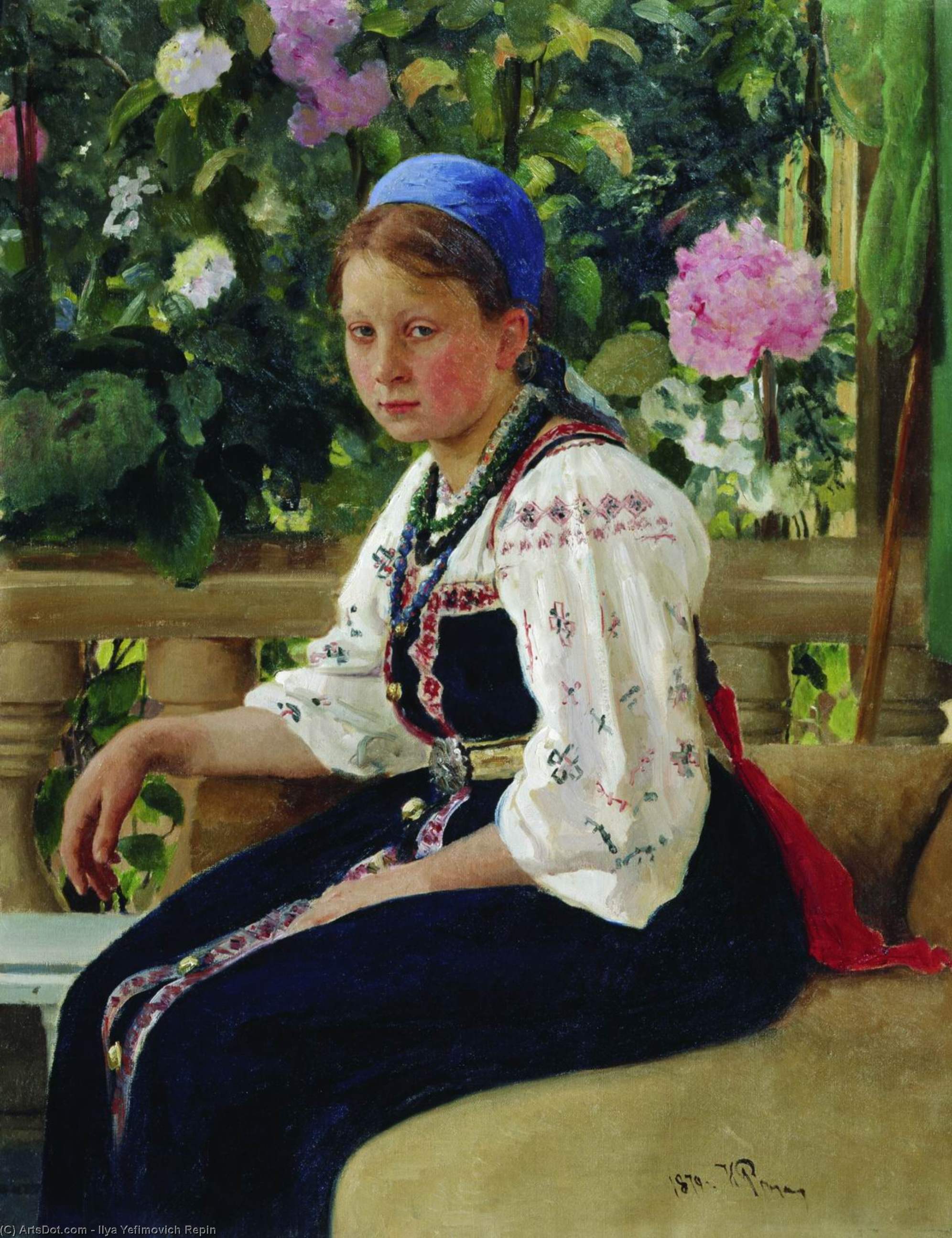 Portrait Of S.f. Mamontova — Ilya Yefimovich Repin