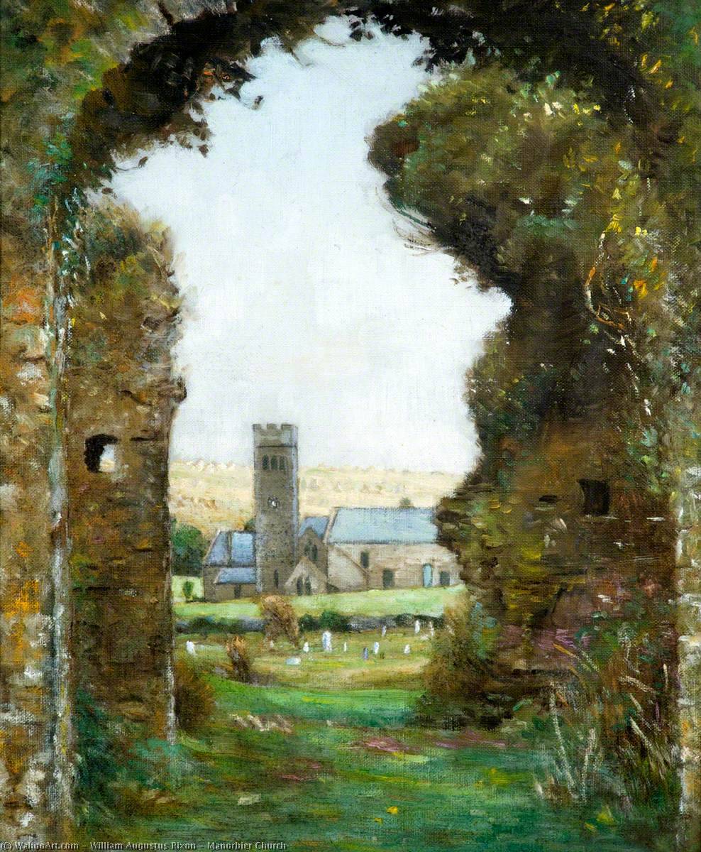 Manorbier Church — Уильям Августус Риксон