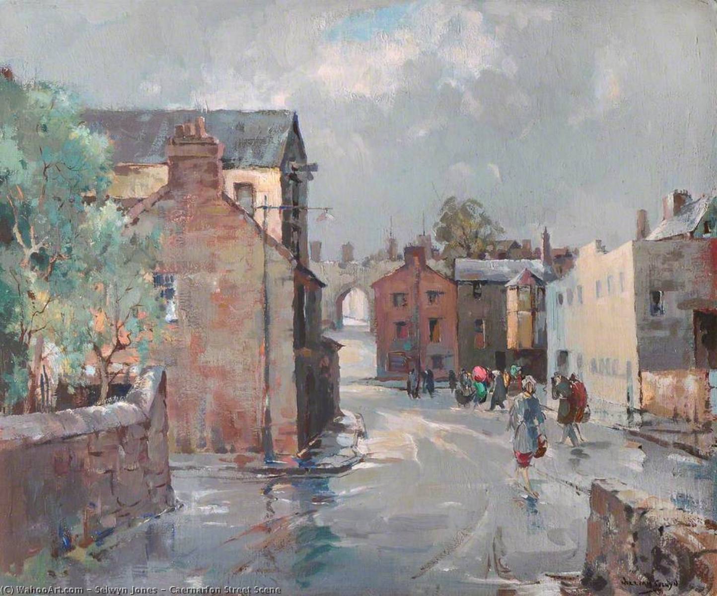 Caernarfon Street Scene — Selwyn Jones