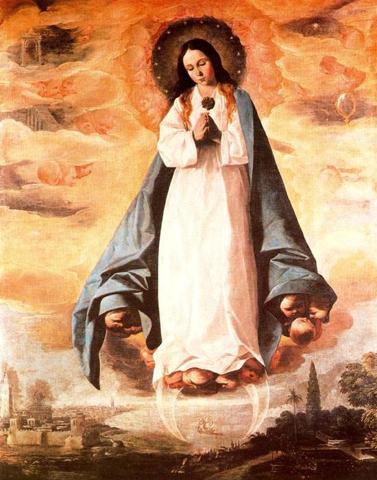 Inmaculada 1 — Francisco De Zurbarán