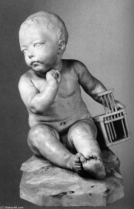 Infant With A Cage — Jean-baptiste Pigalle