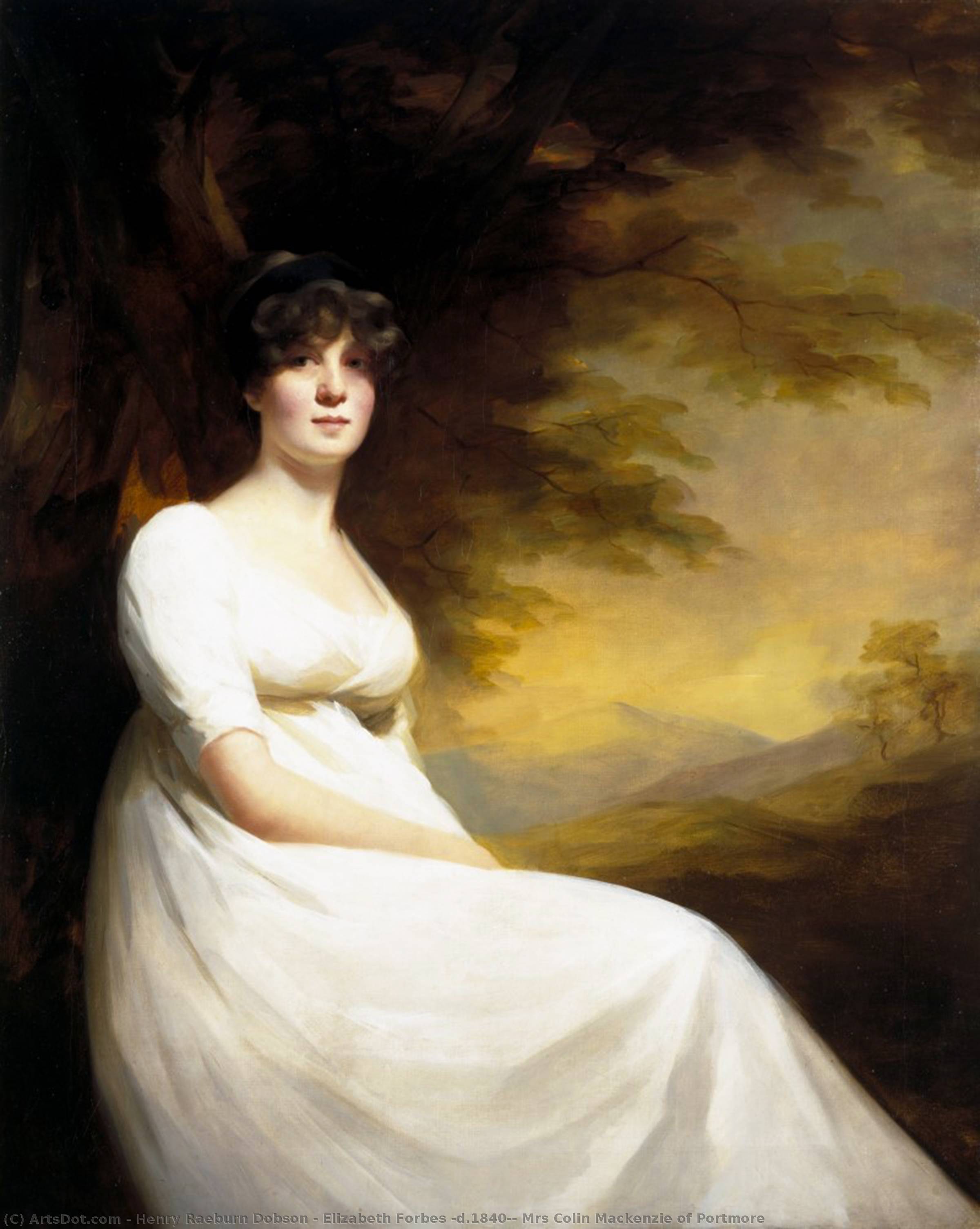 Elizabeth Forbes (d.1840), Mrs Colin Mackenzie Of Portmore — Henry Raeburn Dobson