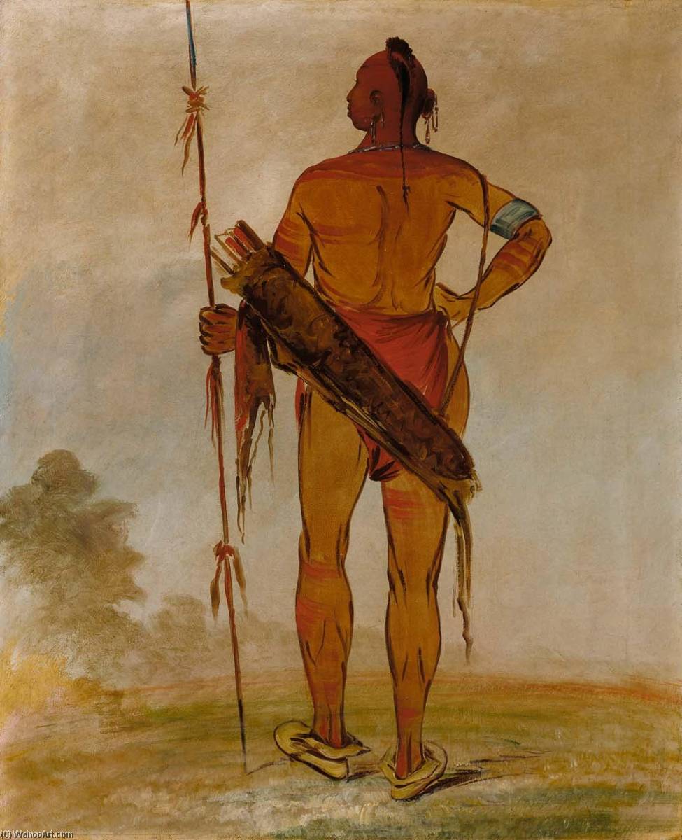 Pa Hú Sha, White Hair, The Younger, A Band Chief — Džordž Katlin