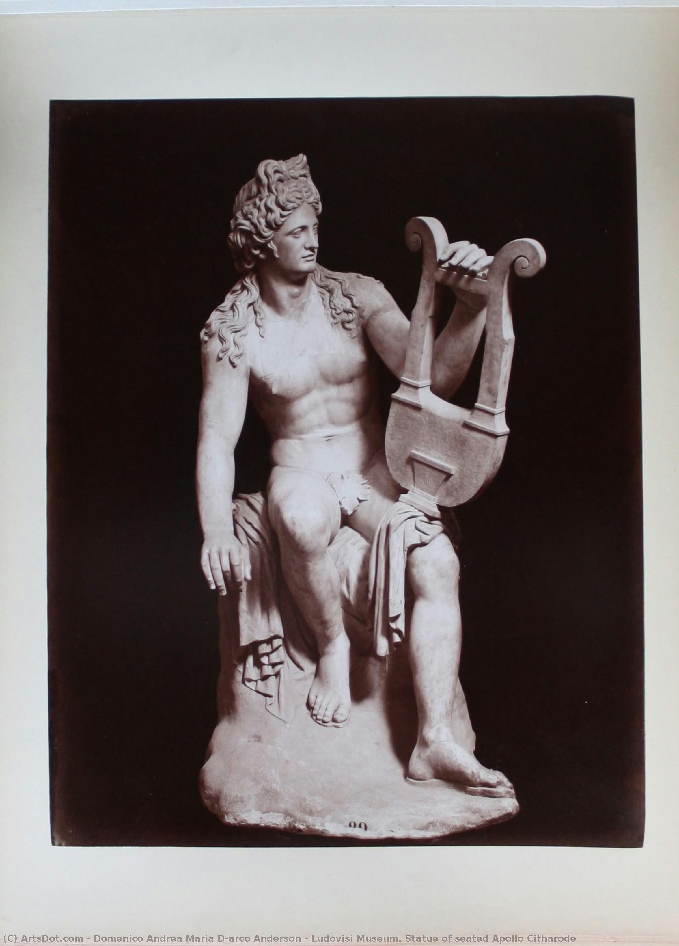 Ludovisi Museum. Statue Of Seated Apollo Citharode — Domeniko Anderson