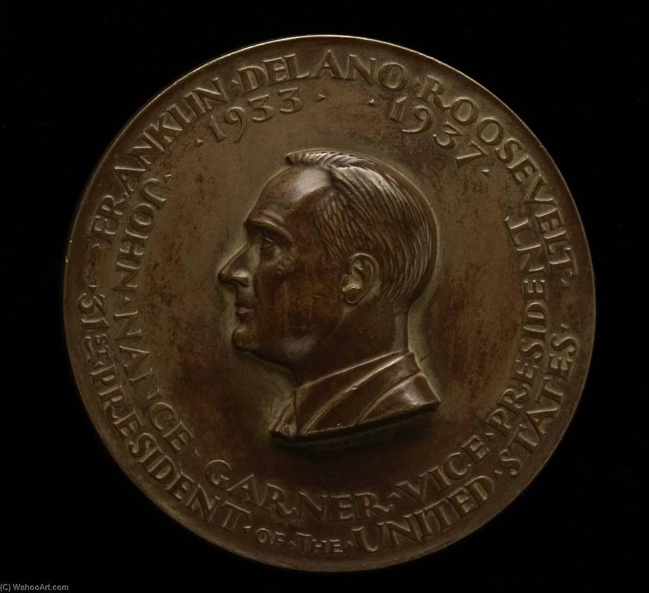 Franklin D. Roosevelt Inaugural Medal — Paul Manship