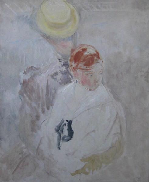 Madame Paul Helleu And Her Son — Jacques-émile Blanche
