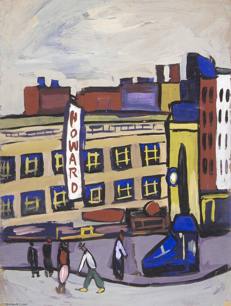 City Street Scene — William H. Johnson