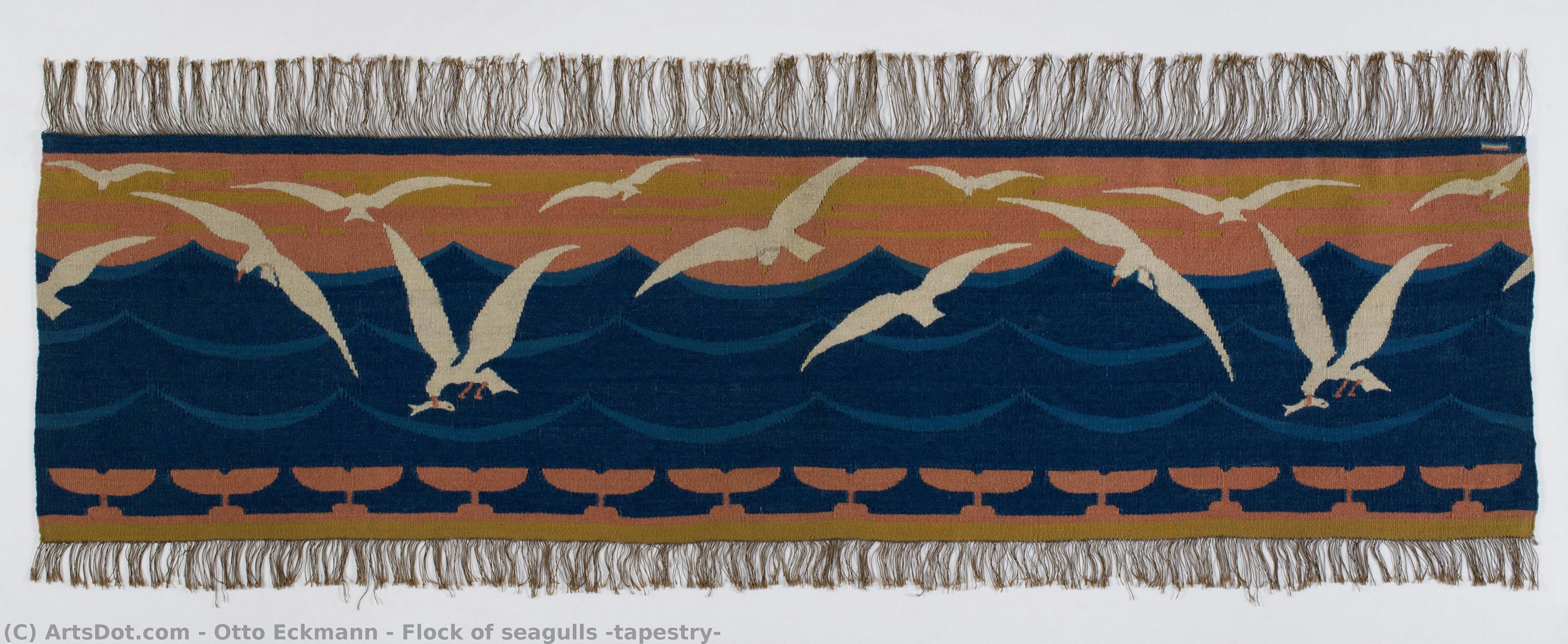 Flock Of Seagulls (tapestry) — Otto Eckmann