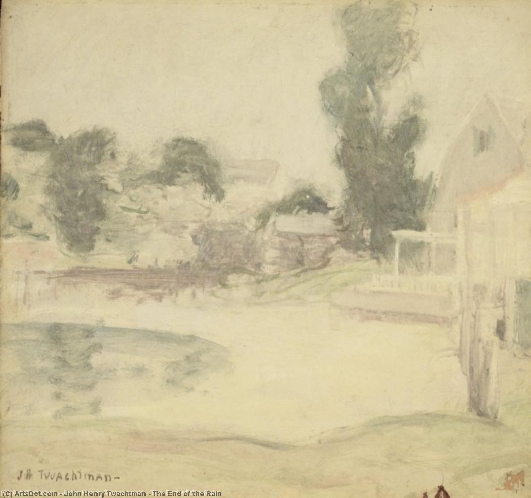 The End Of The Rain — John Henry Twachtman