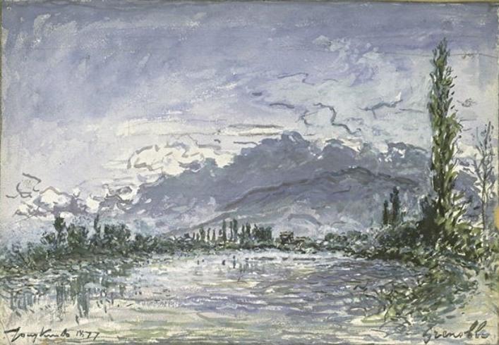 The Isère At Grenoble — Johan Barthold Jongkind