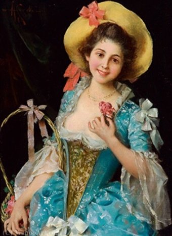 The Flower Girl — Adriano Cecchi
