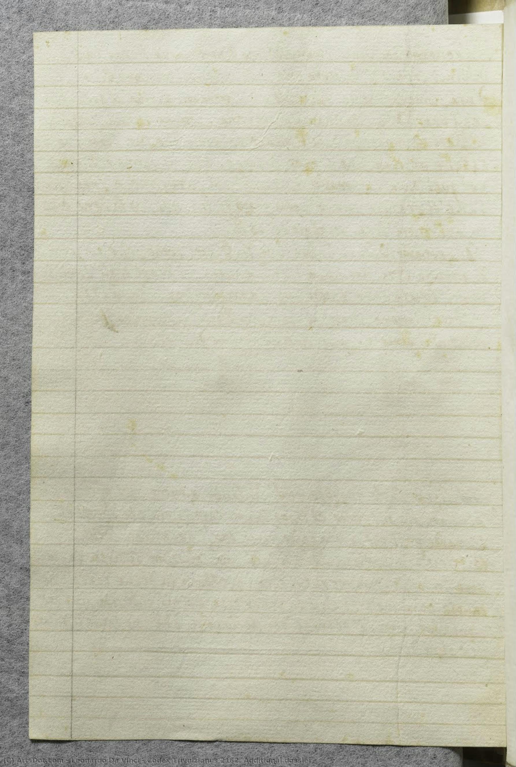 Codex Trivulzianus 2162. Zusätzliches Dossier — Leonardo Da Vinci