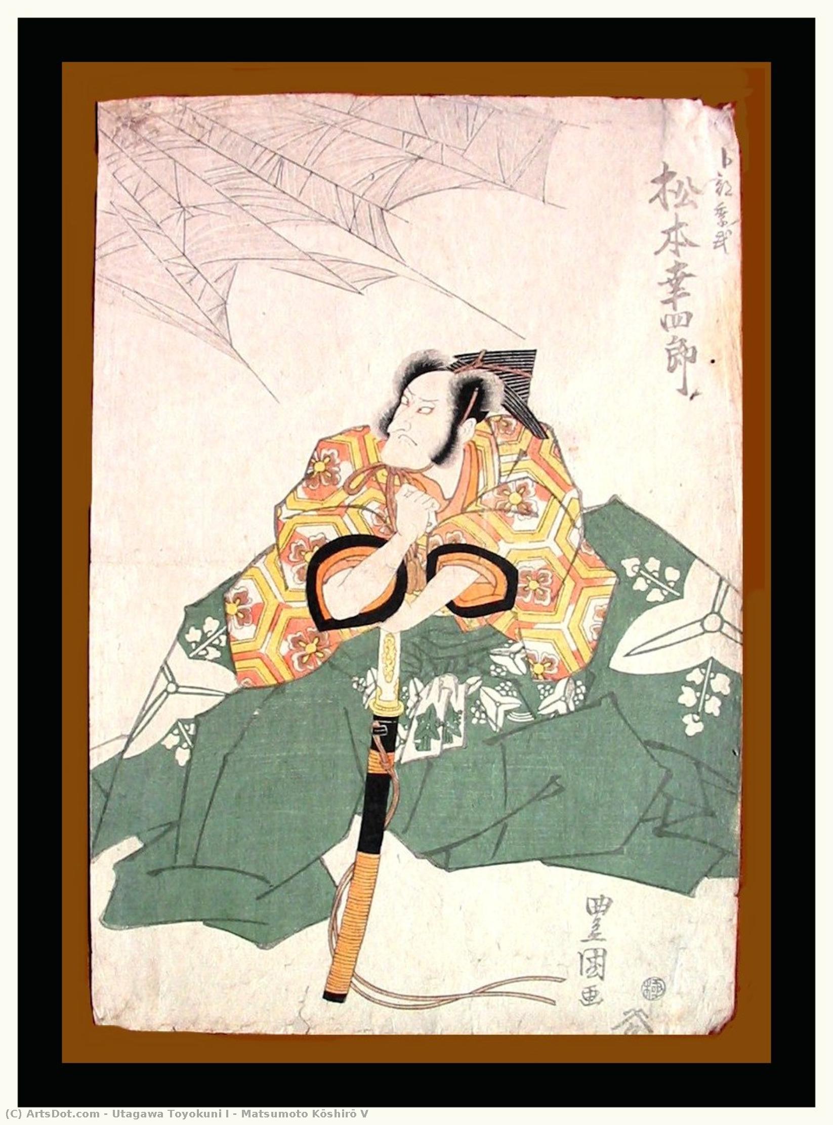 Matsumoto Kōshirō V — Utagawa Toyokuni I