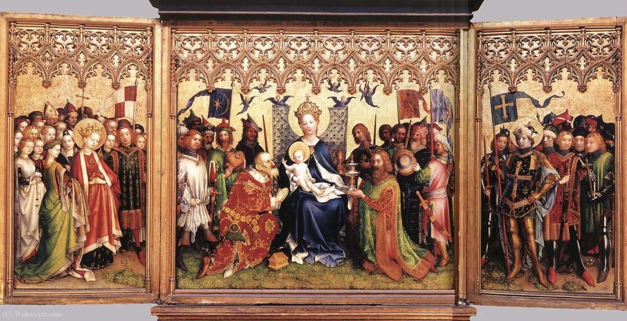 Altarpiece Of The Patron Saints Of Cologne — Stephan Lochner