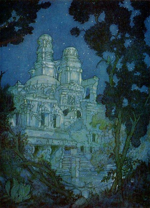 The Rubaiyat. Lone Dove — Edmund Dulac