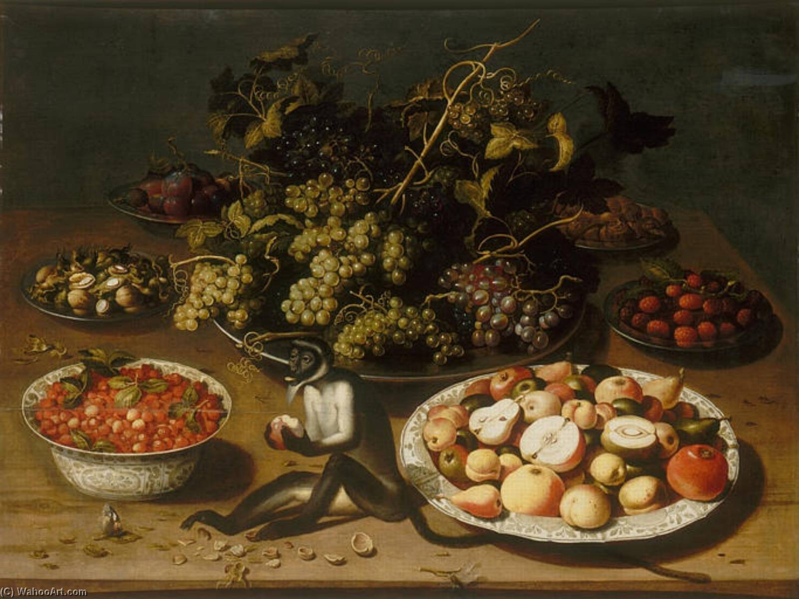 Nature Morte Au Singe — Osias Beert The Elder