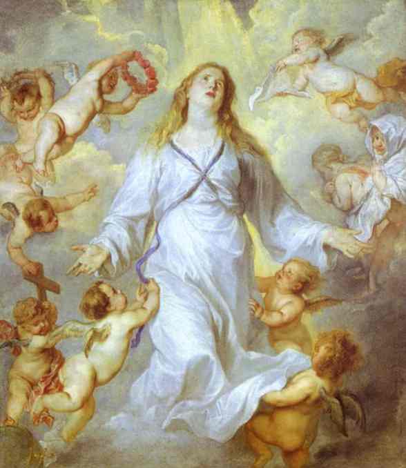 The Assumption Of The Virgin — Sir Anthony Van Dyck