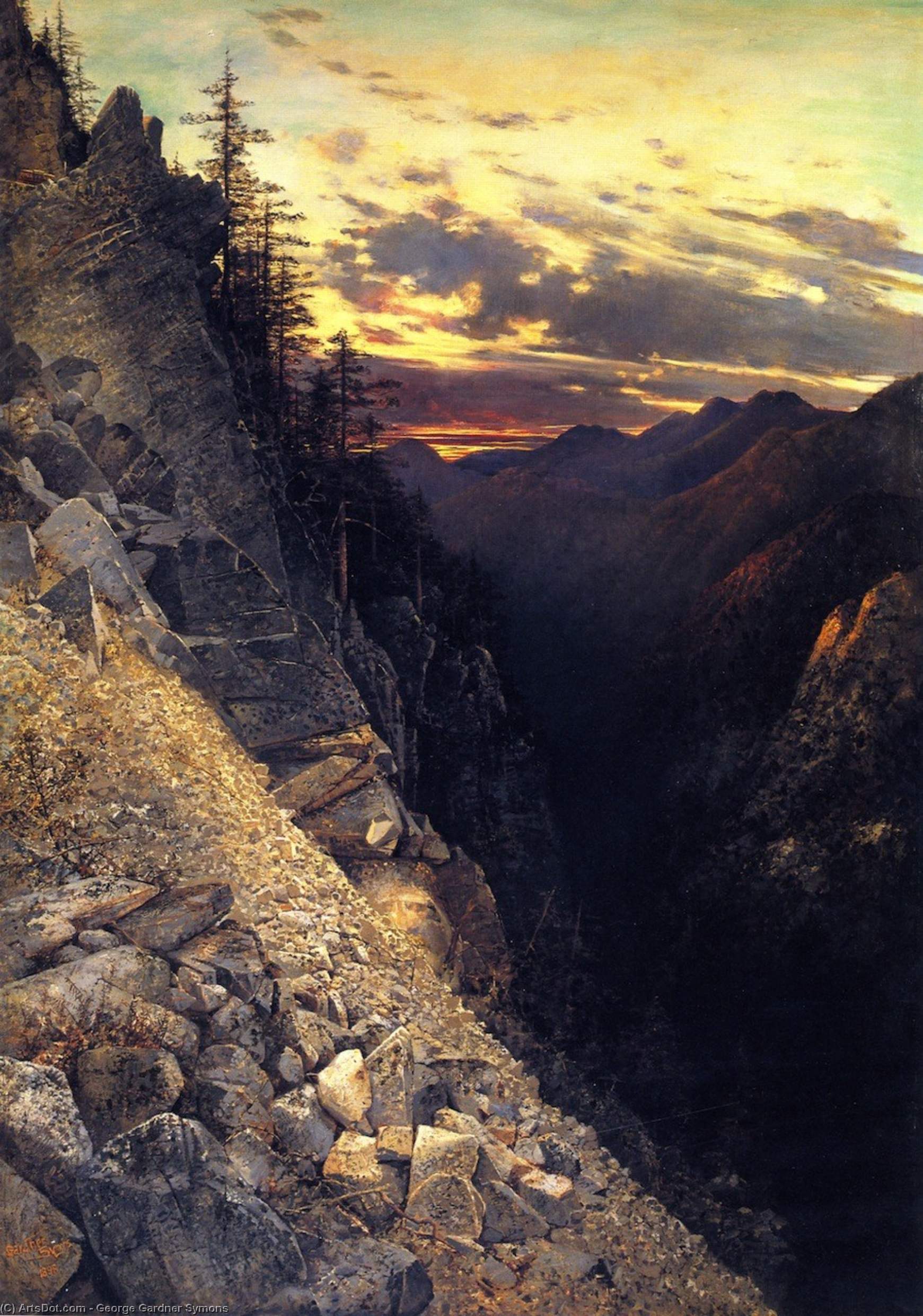 Millard Canyon At Granite Gate — George Gardner Symons