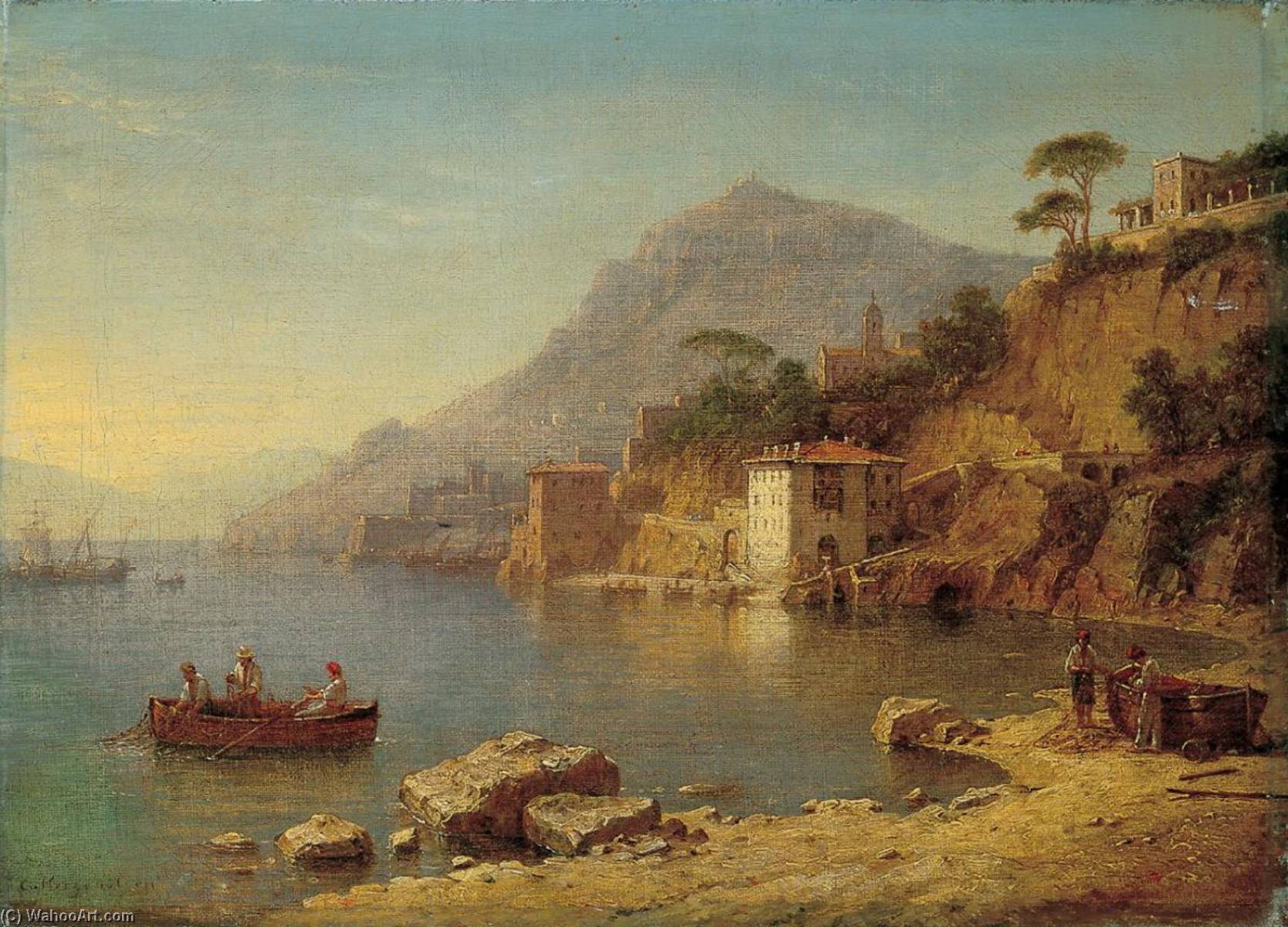 Harbour On The Ligurian Coast — Carl Morgenstern