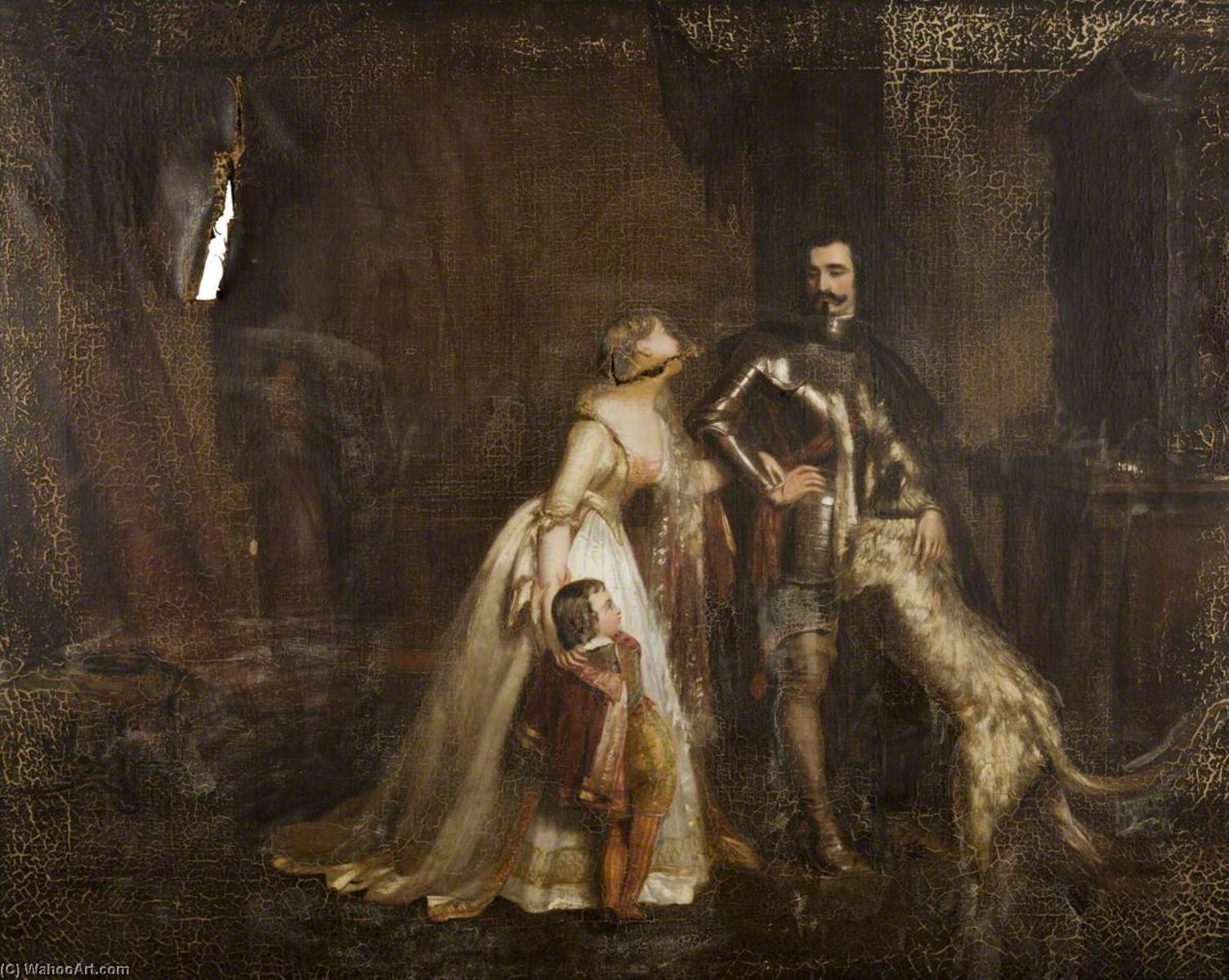 The Introduction Of Roland Graeme To The Knight Of Avenel — Patrick Allan Fraser