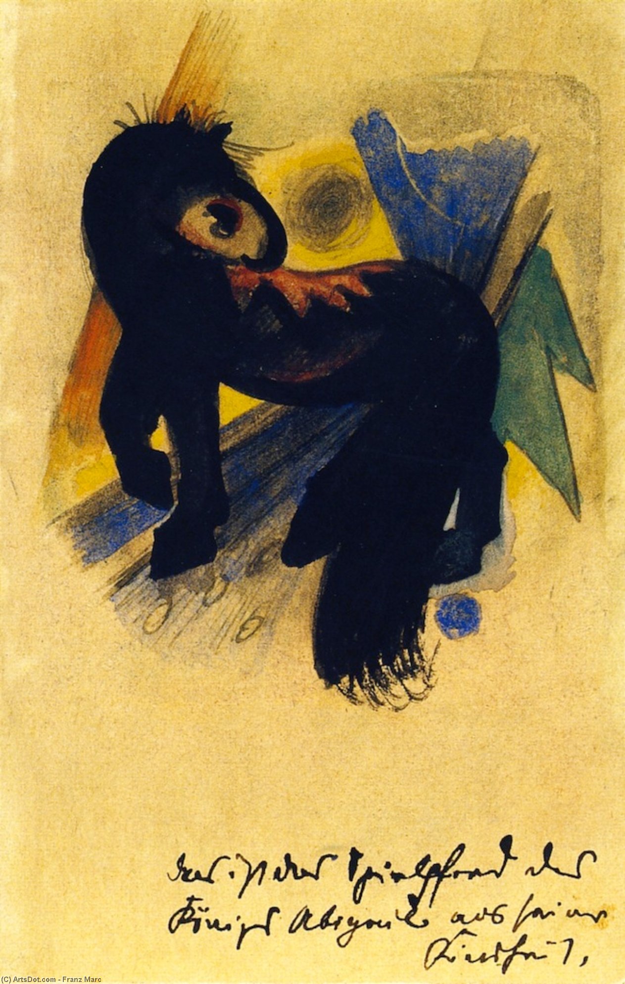 King Abegail's Toy Horse — Franz Marc