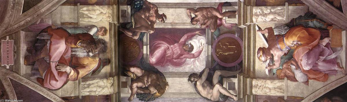 The Ninth Bay Of The Ceiling — Michelangelo Buonarroti