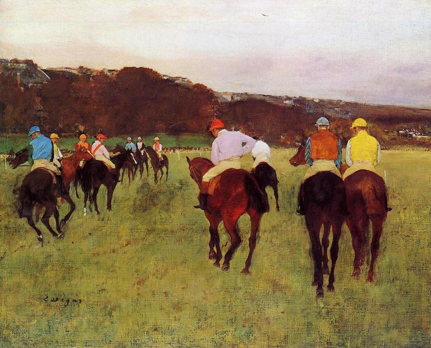 Before The Race 4 — Edgar Degas