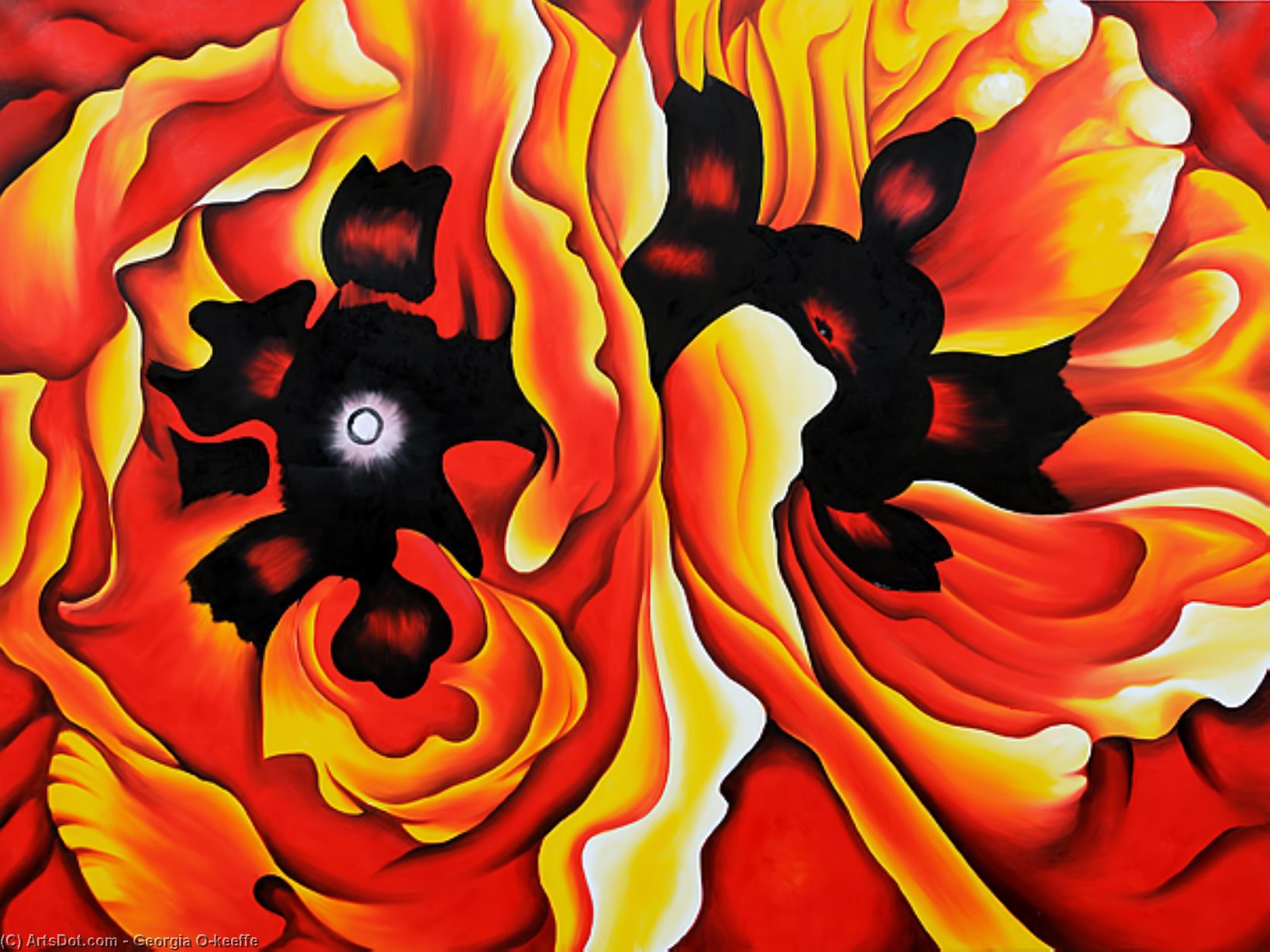 Oriental Poppies Ii — Georgia O'keeffe
