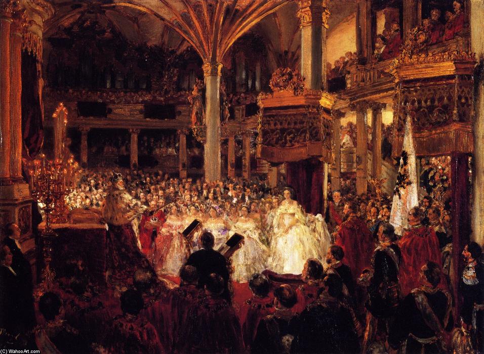 Sketch For The Coronation Of King William I At Königsberg — アドルフ・メンツェル