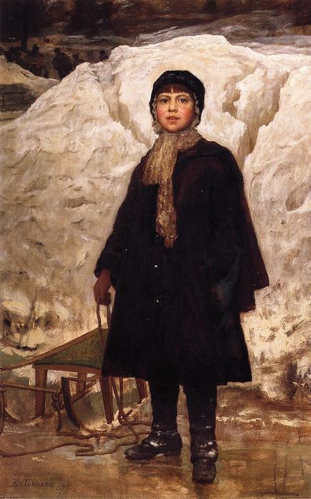 Winter, Portrait Of A Child — Jonathan Eastman Johnson