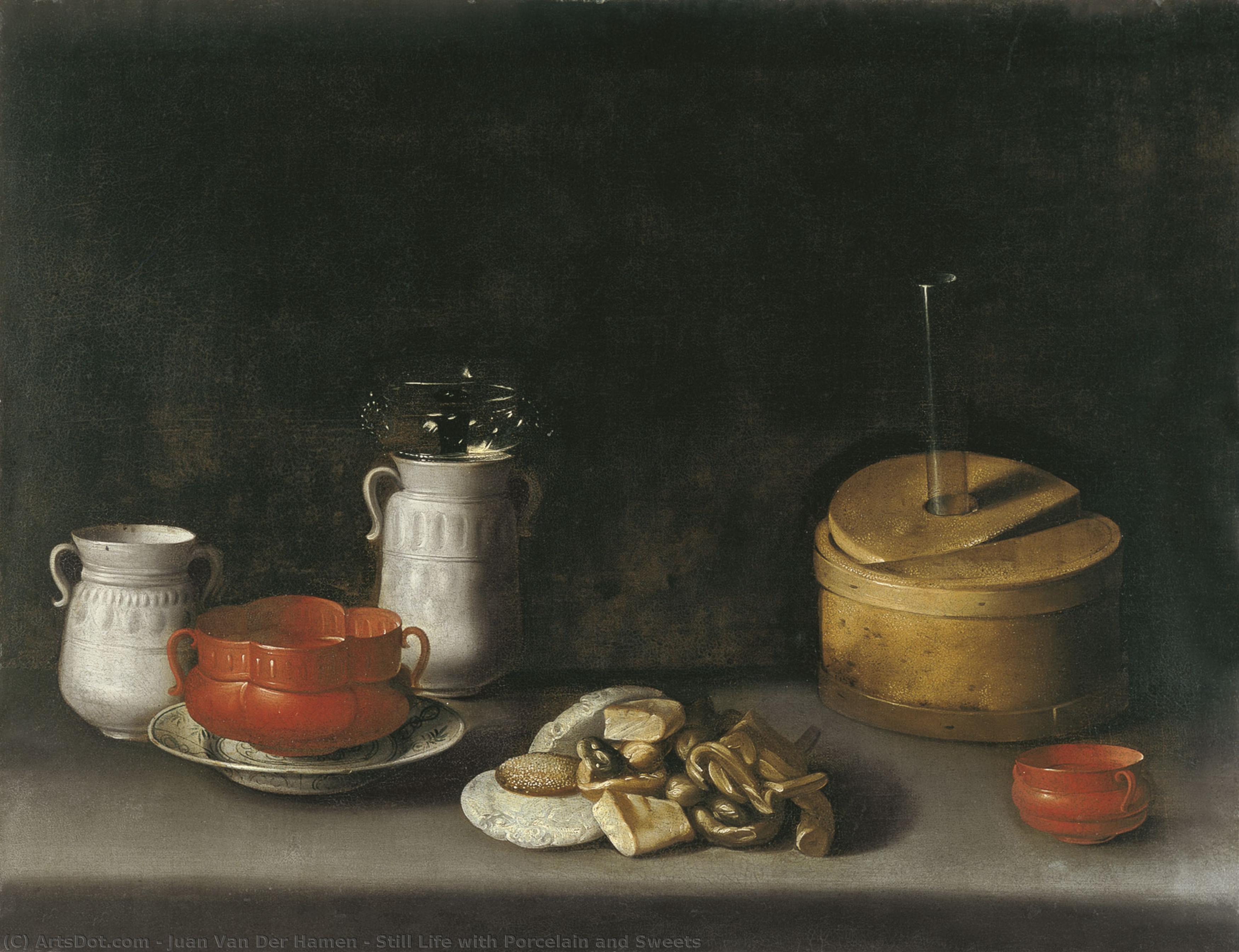 Still Life With Porcelain And Sweets — Juan Van Der Hamen