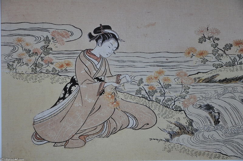 Jouvenceau The Chrysanthemum Themes — Suzuki Harunobu