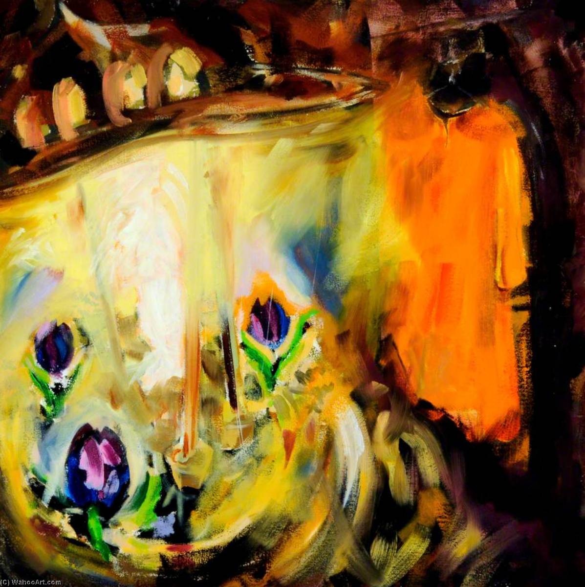 Fountain Lamp And Rose — Medina Ann Hammad