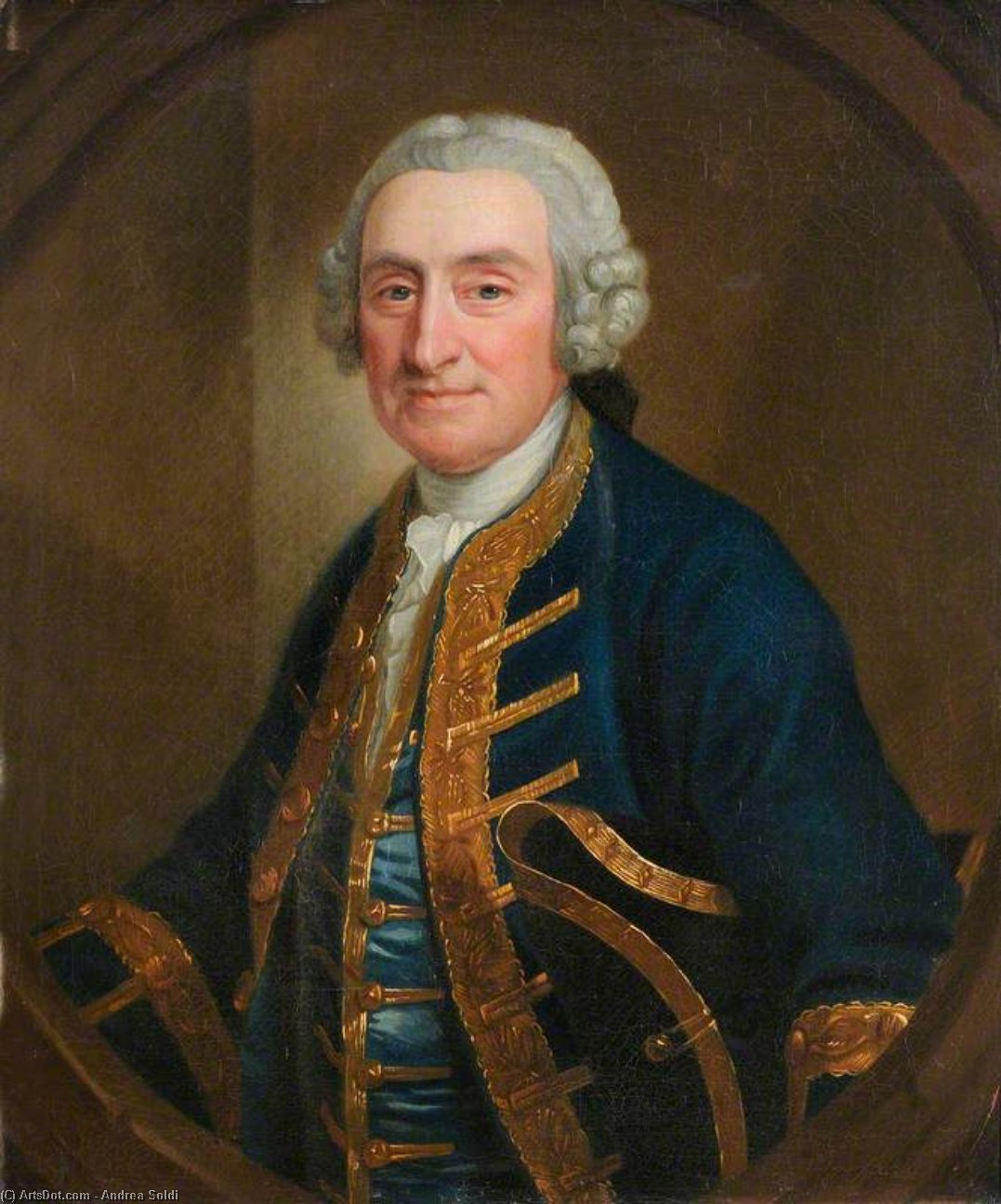 Portrait Of A Senior Naval Officer — Andrea Soldi