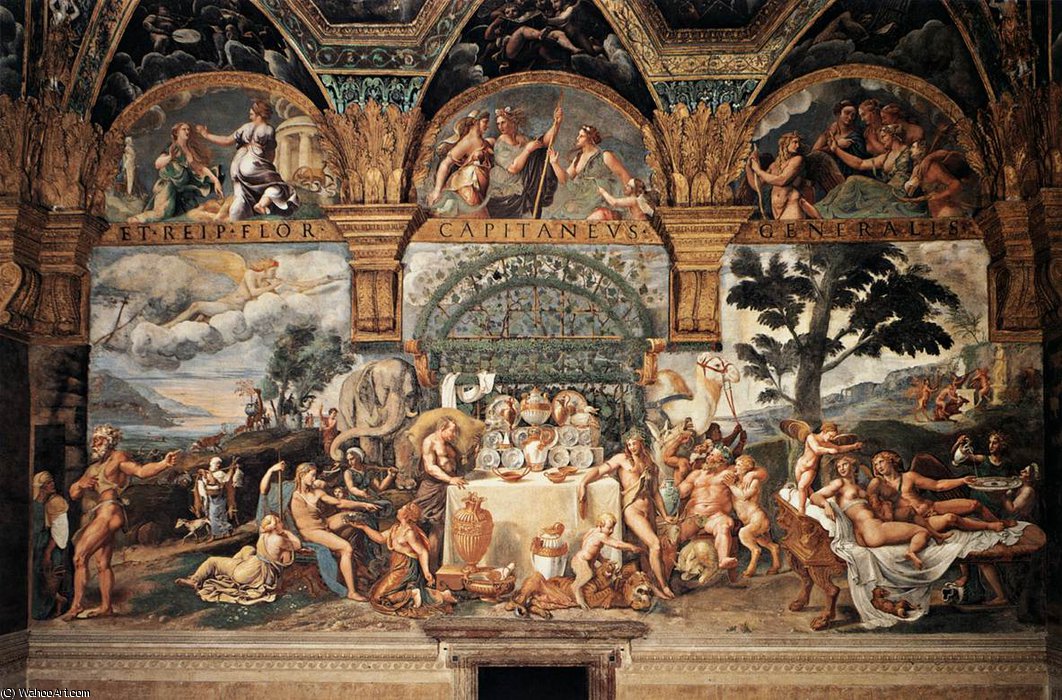 Banquet Of Cupid And Psyche — Giulio Romano