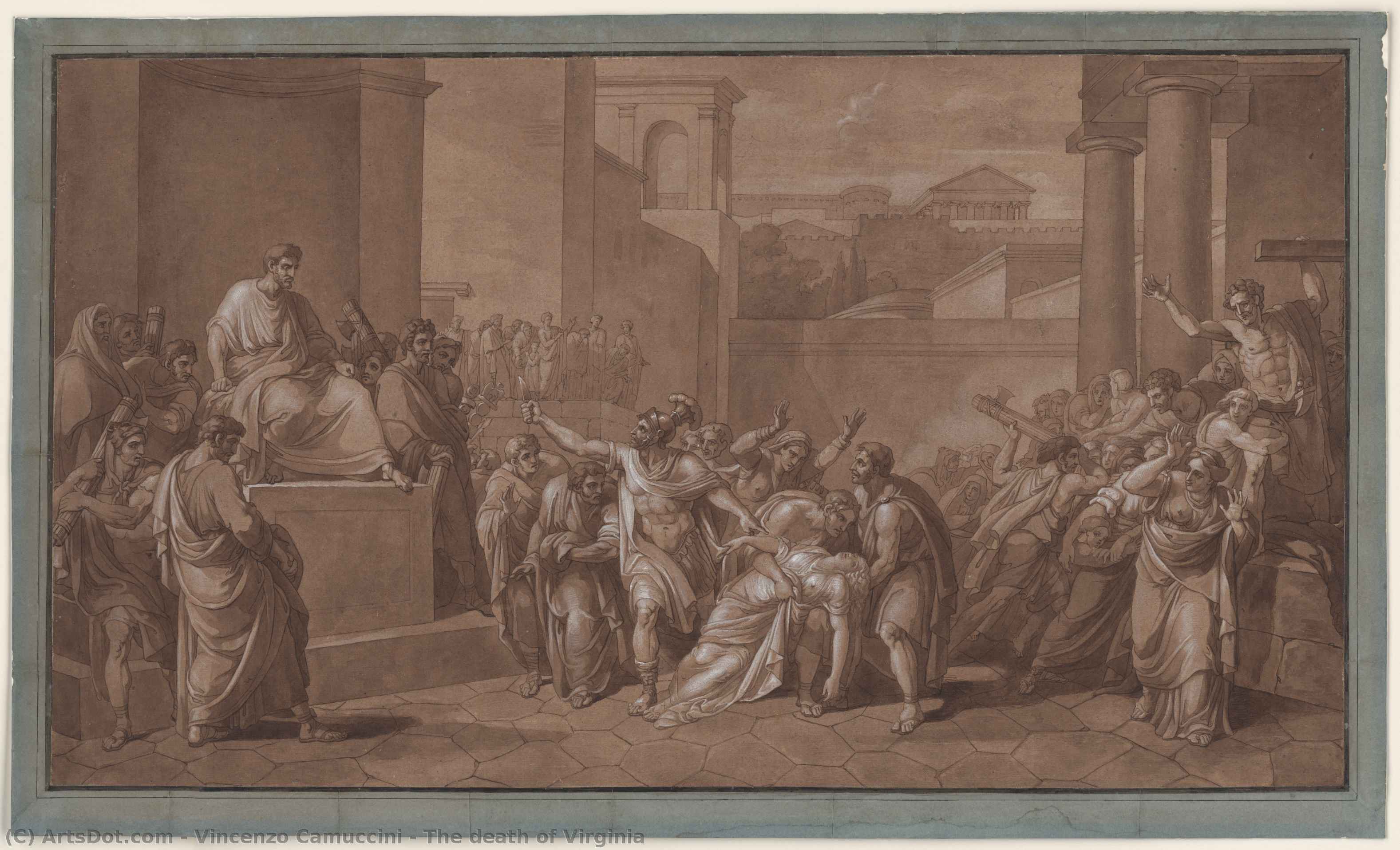 The Death Of Virginia — Vincenzo Camuccini