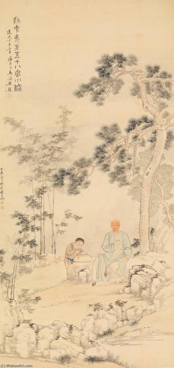 Potrait Of Weng Luo — Fei Danxu