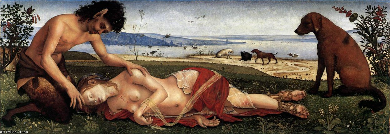 Allegory - The Death Of Procris — Piero Di Cosimo (piero Di Lorenzo)