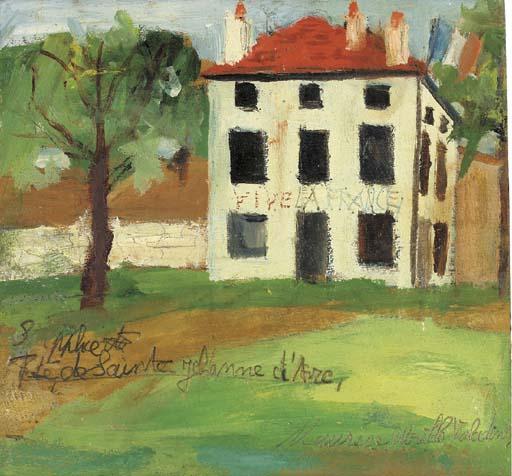 Decorated House For The Feast Of Saint Joan Of Arc — Maurice Utrillo