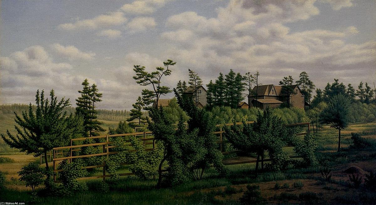 Landscape Of Country Estate And Vineyards — Levi Wells Prentice