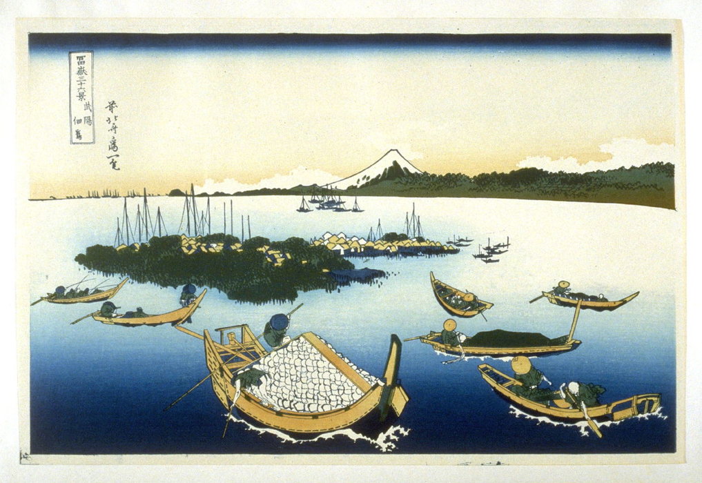 Buyo Tsukuda Jima — Katsushika Hokusai