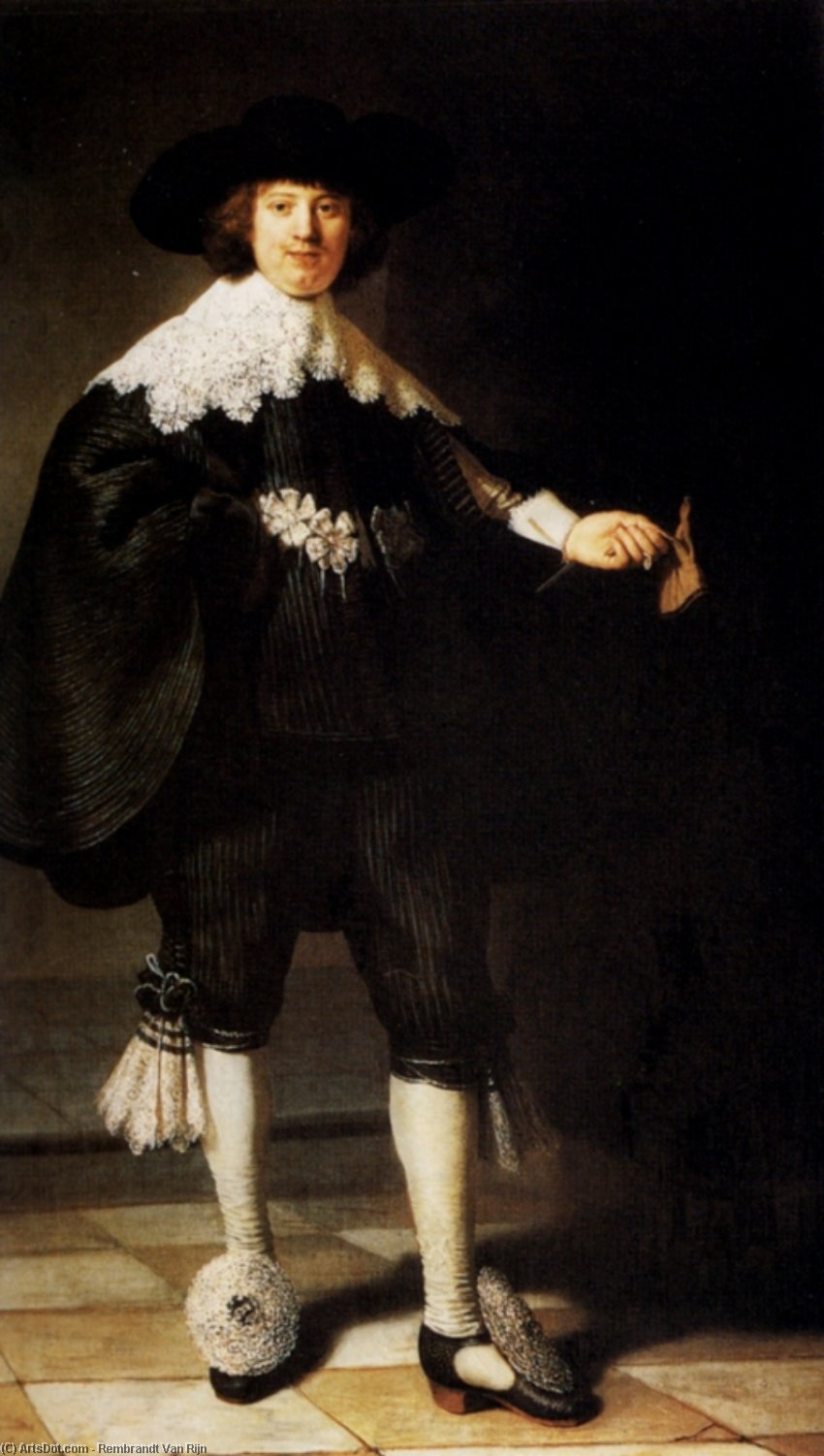 Portrait Of Maerten Soolmans — Rembrandt Van Rijn