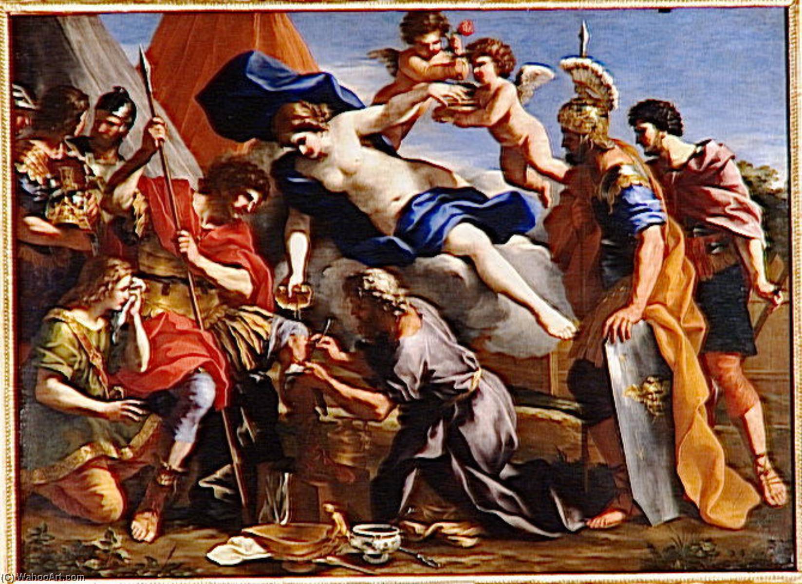 Venus Versant Le Dictame Sur La Blessure D'enee — Giovanni Francesco Romanelli