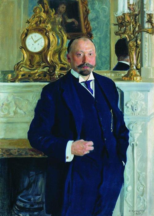 Portrait Of P.l. Barc — Boris Mikhailovich Kustodiev