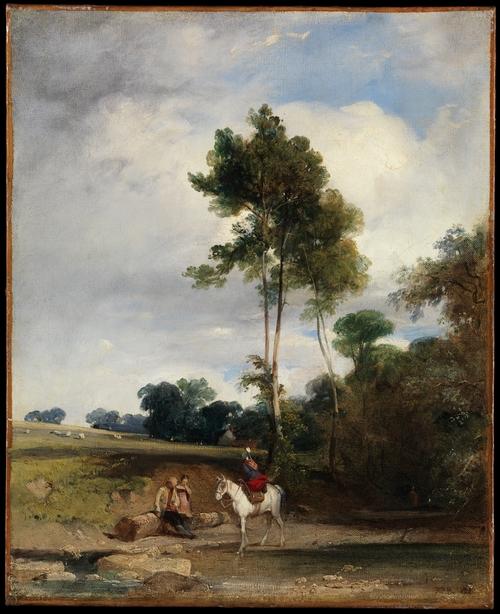 Roadside Halt — Richard Parkes Bonington