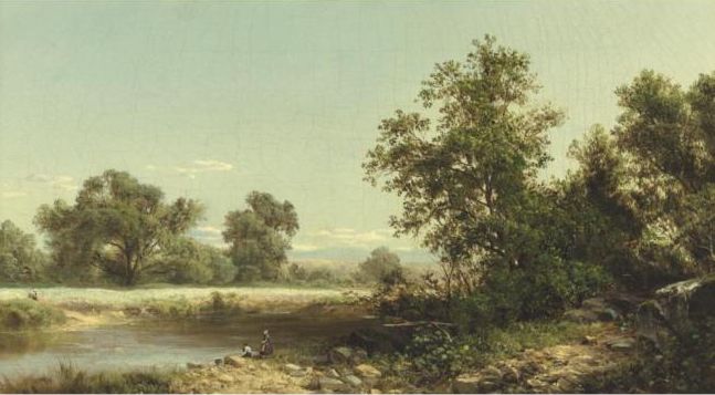 Scene At Hurley, New York — David Johnson