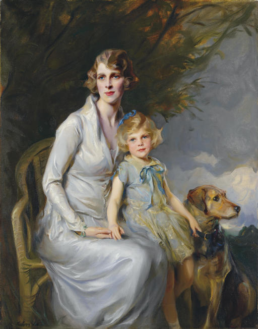 Mrs Paul Bridgeman And Her Daughter, Jeannine Bridgeman — Philip Alexius De László