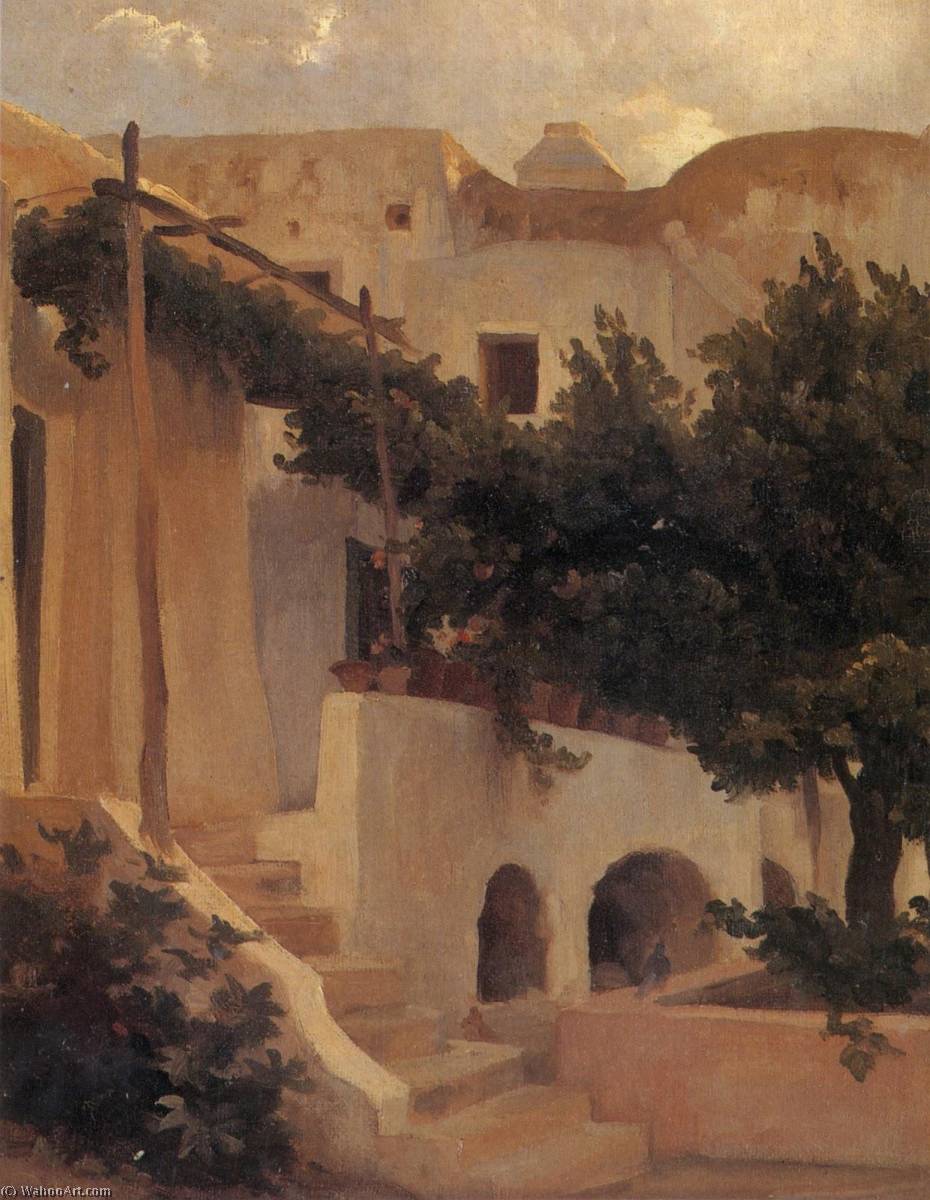 Garden Of A House At Capri — Sir Frederic Lord Leighton