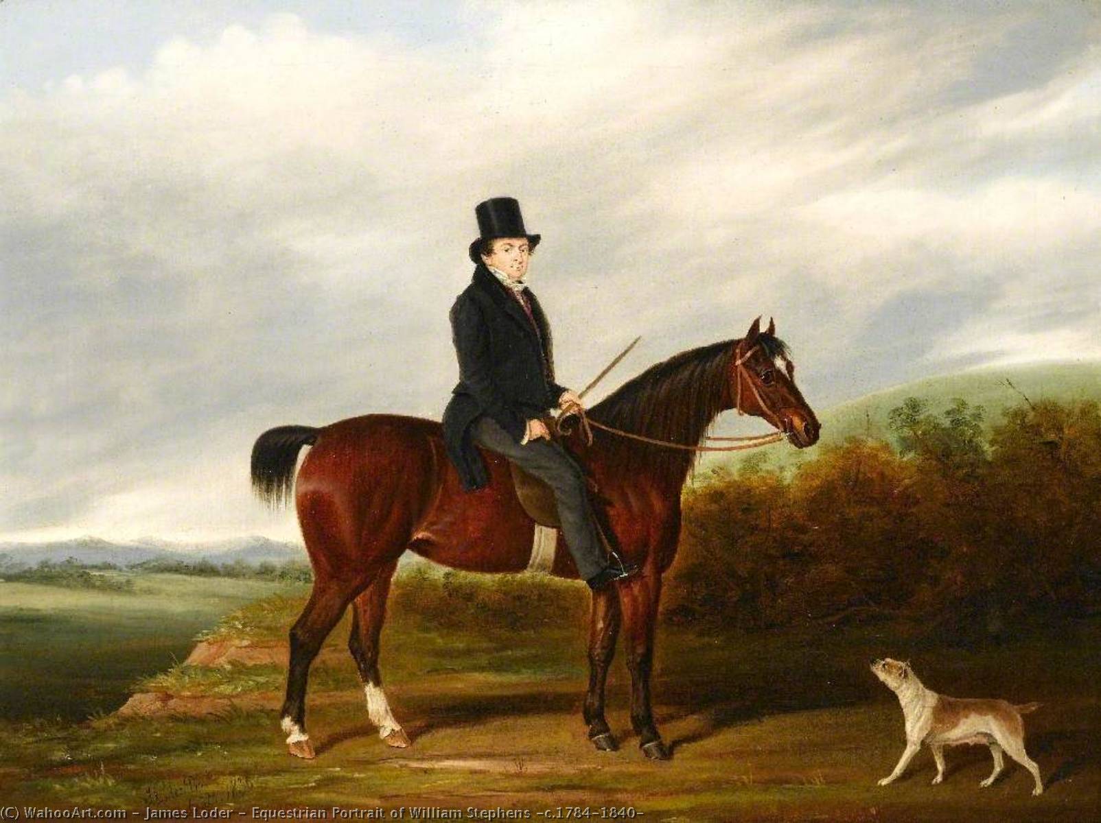 Equestrian Portrait Of William Stephens (c.1784–1840) — James Loder