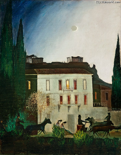 Exit At New Moon In Athens — Tivadar Csontváry Kosztka